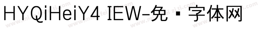 HYQiHeiY4 IEW字体转换